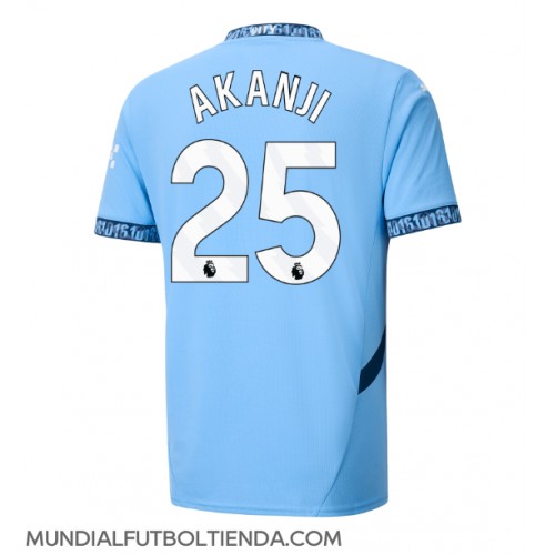 Camiseta Manchester City Manuel Akanji #25 Primera Equipación Replica 2024-25 mangas cortas